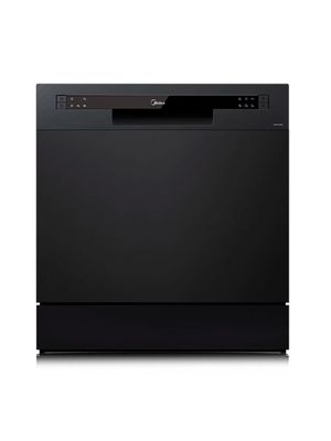 MIDEA Lavavajilla 8 servicios WQP8-3802GB Negro