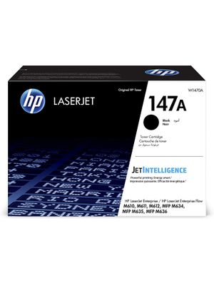 HP TONER W1470A 147A NEGRO M610/611/612/634/635 10.500CPS CP