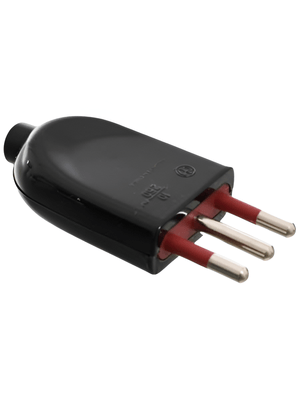 Adaptador - Ficha Macho 3 en Linea 10 Amp - NEGRA | VIVION