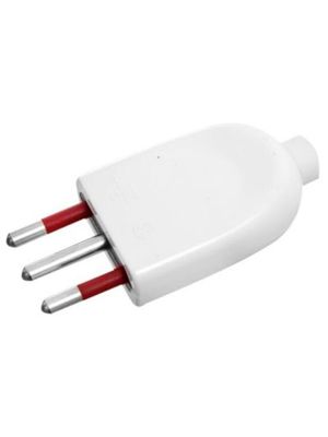 Adaptador - Ficha Macho 3 en Linea 10 Amp - BLANCA | VIVION