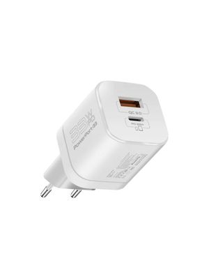 PROMATE POWERPORT-33.EU-WT CARGADOR PARED 33W USB-C/A QC3.0