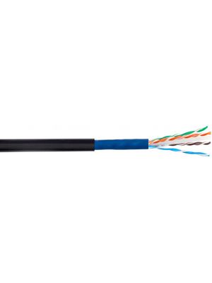 Cable UTP Cat 3 2 PARES EXT Negro 100%  500 Mts MPT Cable