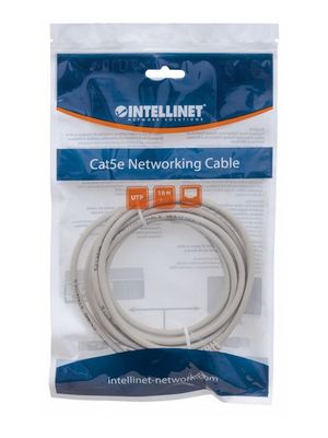 Cable Patch Cat6 Intellinet Utp Rj-45 Cobre 50cm Gris /v /v