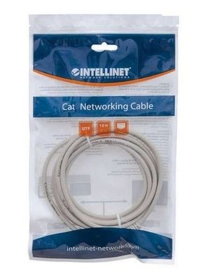 Intellinet Cable Parcheo 5m Cat6 Utp Rj-45 Macho Blanco /v