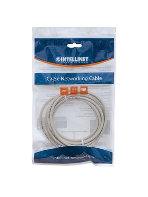 Cable Patch Cat 6 Utp 1.0mts Intellinet Gris 340373 /v /vc Color Gris Claro