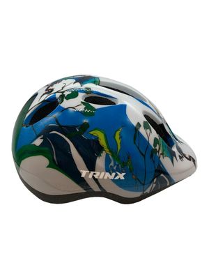 CASCO BLANCO, NEGRO Y AZUL S -TRINX