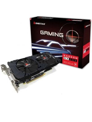 Tarjeta de Video Gamer Biostar Radeon RX580 8GB DDR5 -Gaming