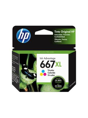 HP 3YM80AL (667) XL TRICOLOR 2375/2775