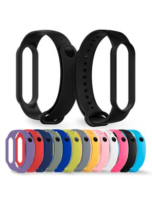 Pulsera Malla Correa Para Mi Band 7 color Negro