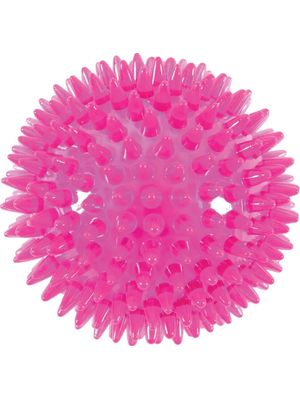 PELOTA CON PINCHOS RÍGIDA 9CM-ROSA