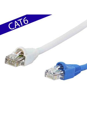 Cable de Red Patchcord Cat 6 0,91m Gris DRACMA