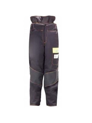 PANTALON MOTOSIERRA NEGRO CON KEVLAR - Seguridad Laboral