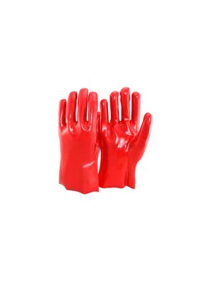 Guantes de pvc de 45cm rojo - Seguridad Laboral