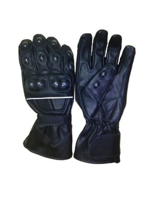 Guantes para moto de cuero con nudillo doble Talles:L,XL,2XL