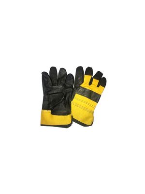 Guantes de vaqueta y Lona Amarilla P/ref - Seguridad Laboral