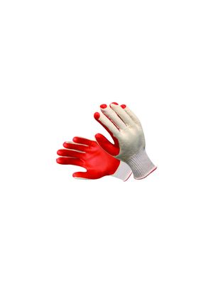 Guantes de lanilla c/latex superior - Seguridad Laboral