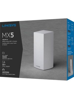 Sistema Malla Wifi6 Linksys Velop Mx5300 Triband 1 unidad