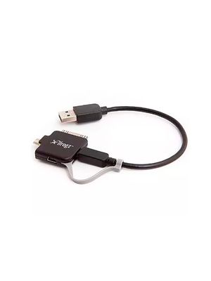 Cable USB Ifrogz Triple 30pin/USB 2.0/Mini USB 2.1a