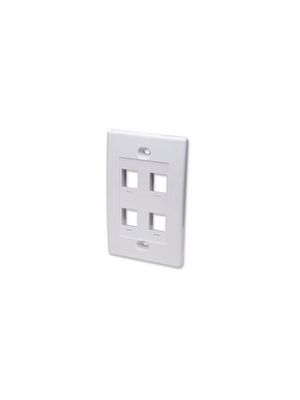 Roseta - Tapa Interna x4 Jack Blanca - Intellinet