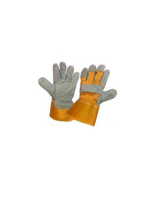 Guantes descarne y lona amarillo p/ref - Seguridad Laboral