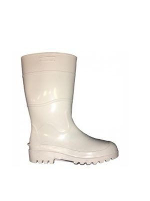 BOTA DE PVC BLANCA LARGA - Talles  del 37 al 45