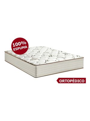 Colchón 2 Plazas Ortopédico 100% Espuma 25 Cm Altura