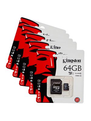 Memoria Micro SD c/Adaptador Canvas Clase 10 64GB Kingston