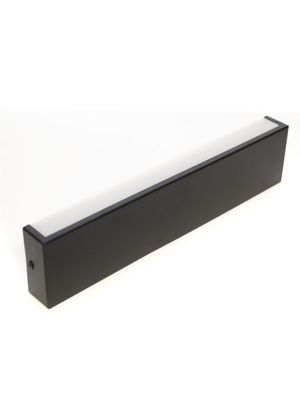 Luminaria Aplique De Pared Luz LED Bidireccional Led 50cm - Negro