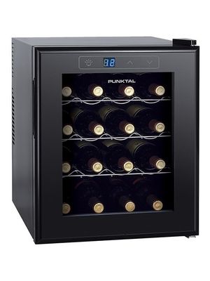 Enfriadora De Vinos Punktal Pk- Ev16 16 Botellas Luz Interna