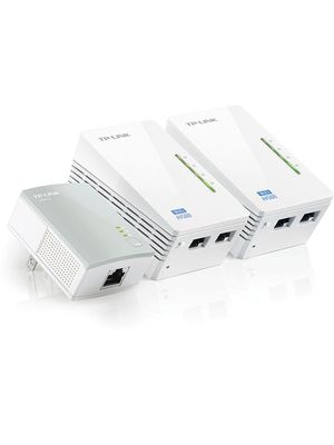 Adaptador Powerline Wifi AV600 TP-LINK TL-WPA4220T Kit 3un