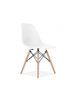 Silla tipo Eames DSW Blanca