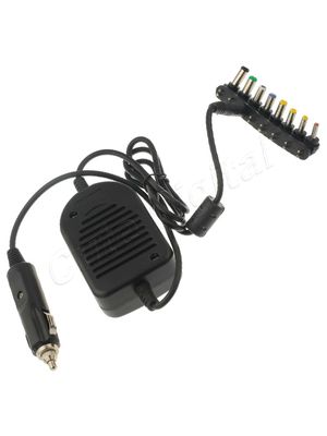 Cargador Universal Para Notebook p/Auto 15-24V 80W