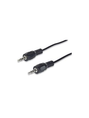 Cable Audio 3,5" M/M 0,90m Blister Manhattan