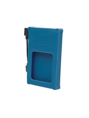 Gabinete 2,5" SATA - USB 2.0 Econ. Azul Manhattan