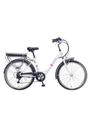 S-PRO Bicicleta Electrica E-STRADA Blanco