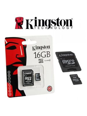 Memoria Micro SD c/Adaptador Clase 4 16GB Kingston