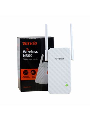 Range Extender Tenda A9 Wifi N300 Doble Antena-Alta Potencia