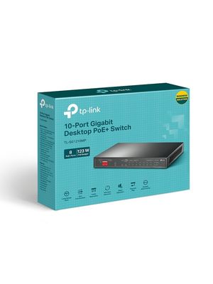 Switch TP-LINK TL-SG1210MP 9 Gigabit 1 SFP Gigabit 8 POE