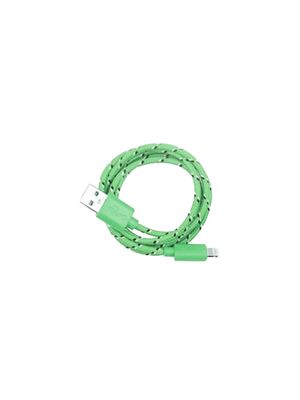 Cable Iphone 5/6 Tipo Cordon Verde