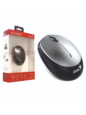 Mouse inalambrico Genius NX-9000 Bluetooth Plateado