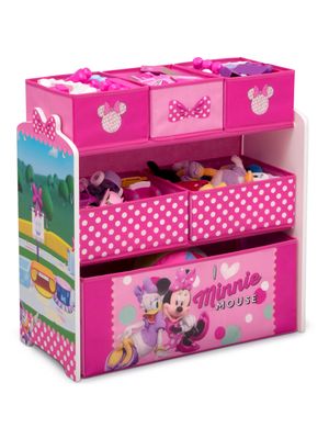 Organizador de juguetes Minnie Mouse Disney - 6 contenedores