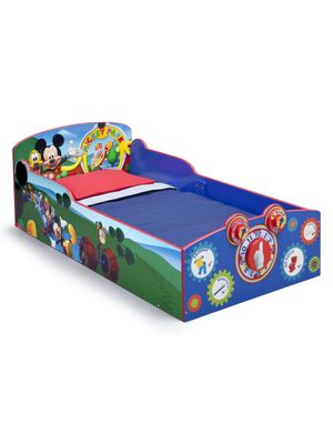 Cama infantil de madera Mickey Mouse Disney para niños