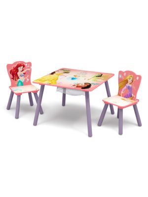 Juego de mesa y sillas para niños Princesas Disney