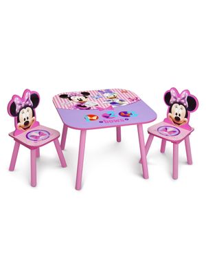 Juego de mesa y sillas para niños Minnie Mouse Disney