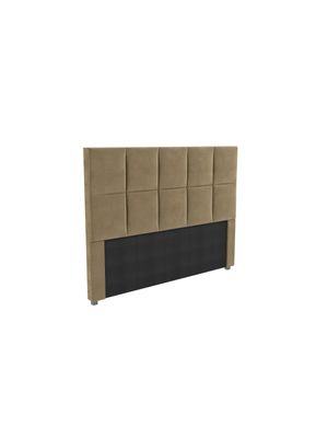 CABECERA CAMA 2 PLAZAS QUEEN CUADRICULADA 160X120cm - BALTON HOGAR - color: Beige