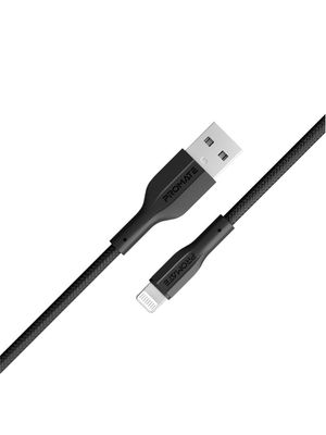 Cable Compatible USB-A a Lightning 1M PROMATE negro