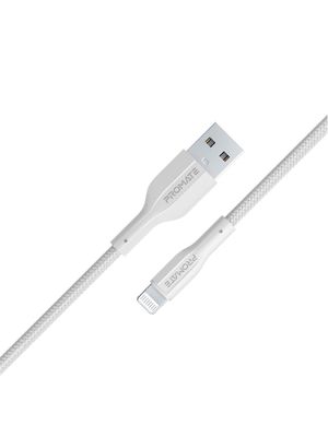 PROMATE XCORD-AI.WHITE CABLE USB-A A LIGHTNING 1M