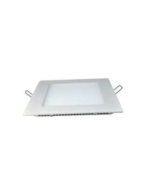 Panel LED 12W Cuadrado de Embutir - Luz Cálida