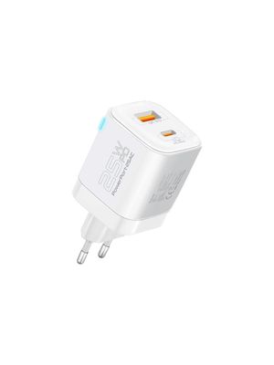 PROMATE POWERPORT-25AC.EU-WT CARGADOR PARED 25W USB-C/A 3.0