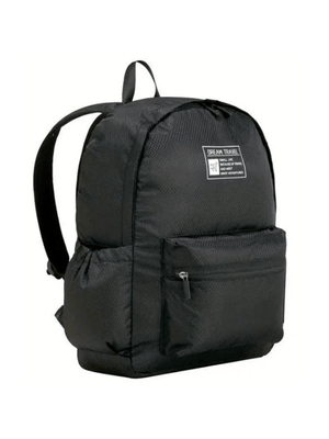 Mochila Plegable Dream Impermeable Viaje Liviana Compacta Negra